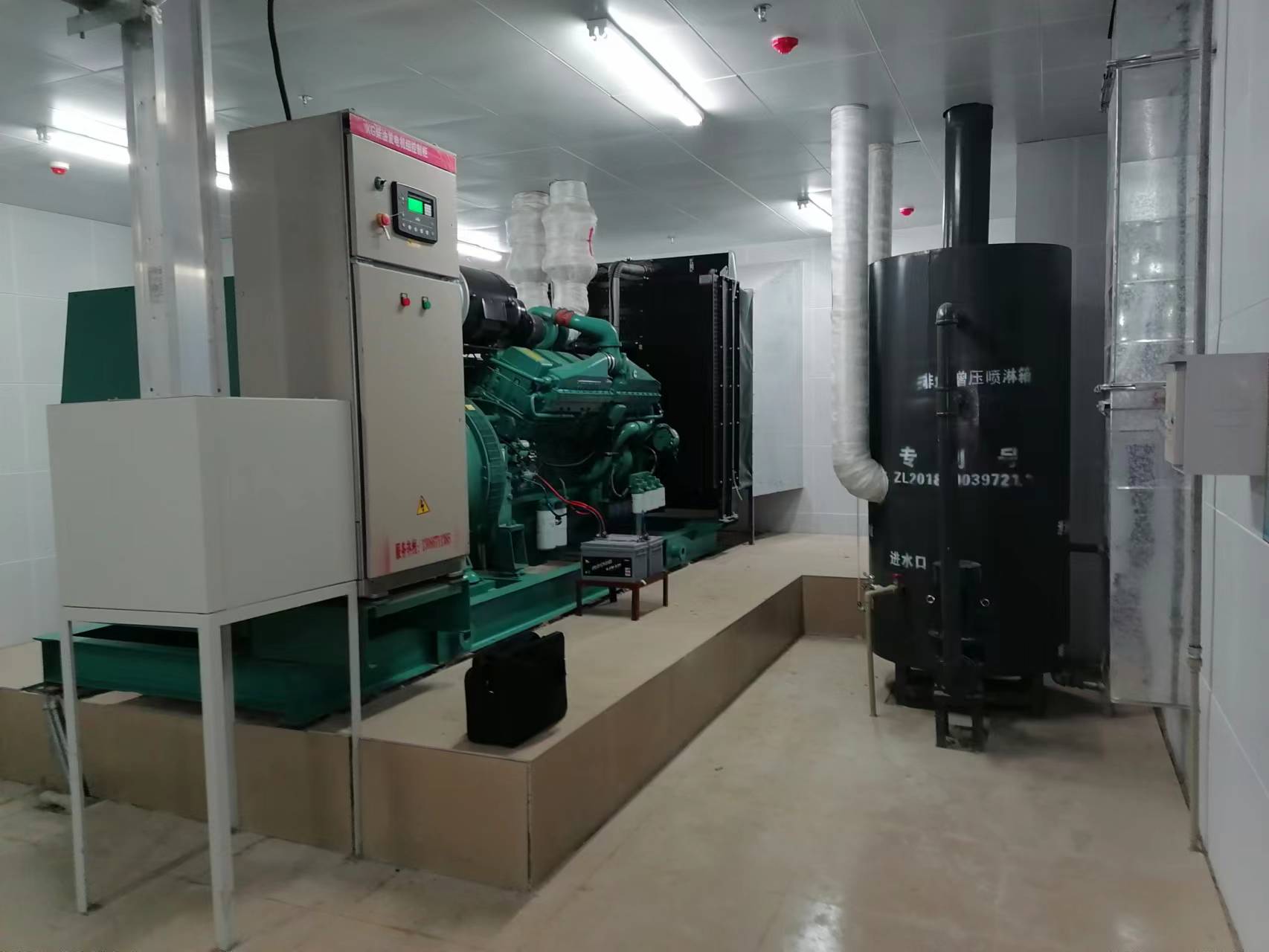 柴油發(fā)電機房通風系統(tǒng)之不同的通風狀態(tài)的通風設計